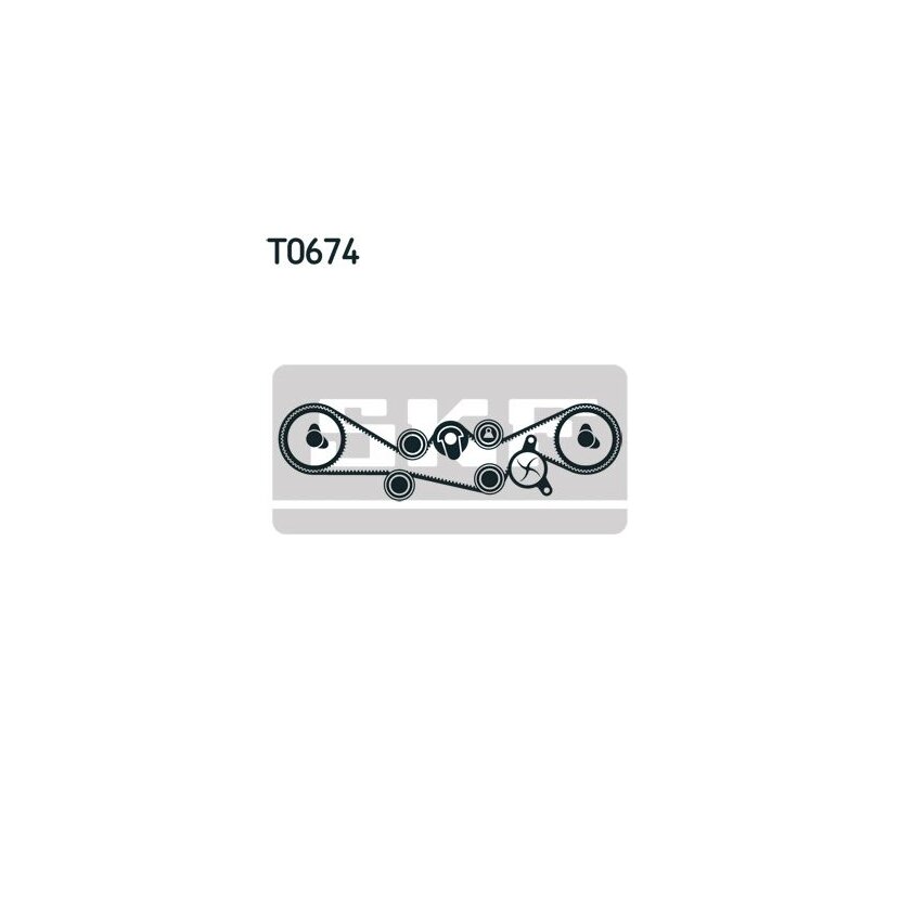 SKF Zahnriemensatz VKMA 98110 - VKMA98110 für 13028-AA101