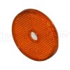 PROPLAST R&uuml;ckstrahler rund 60 mm rot gesch./gekl  -...