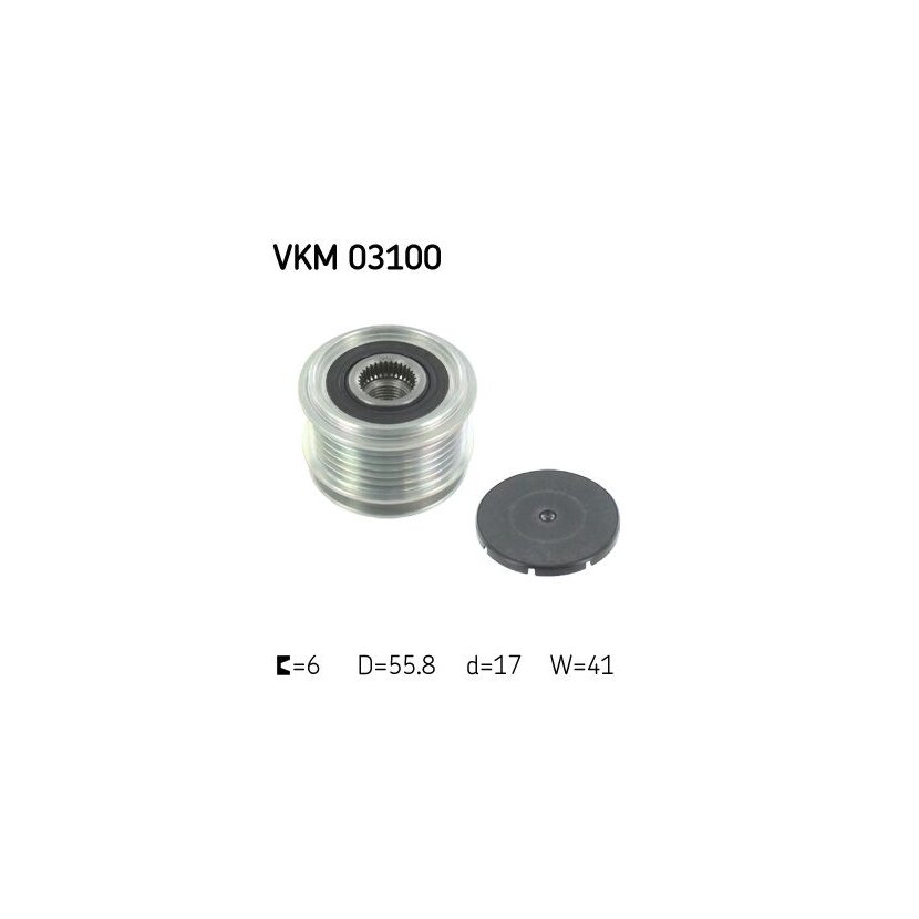 SKF Generatorfreilauf VKM 03100 - VKM03100 für 021 903 119 G