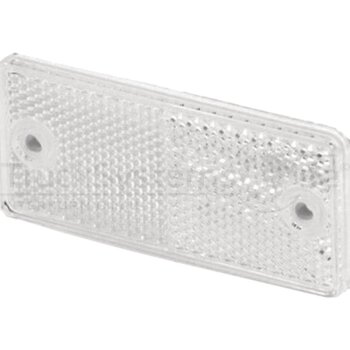 PROPLAST Rückstrahler 90x40 mm weiß geschraubt...