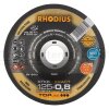 RHODIUS Trennscheibe Extrad&uuml;nne Edelstahl 125x0 8x22...