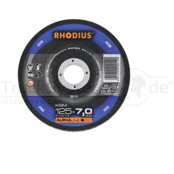 RHODIUS Schruppscheibe STAHL 125x7x22 23 mm  - 200213