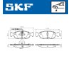 SKF Bremsbelagsatz, Scheibenbremse VKBP 80580 E - VKBP80580E für 4251.03