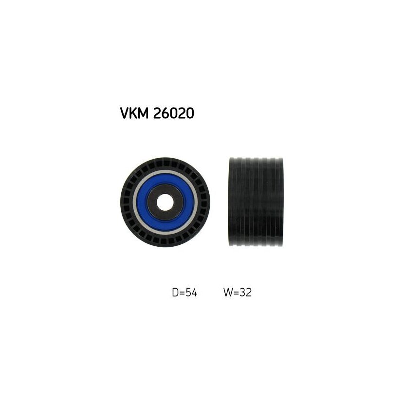 SKF Umlenk-/Führungsrolle, Zahnriemen VKM 26020 - VKM26020 für 13070-00QAA