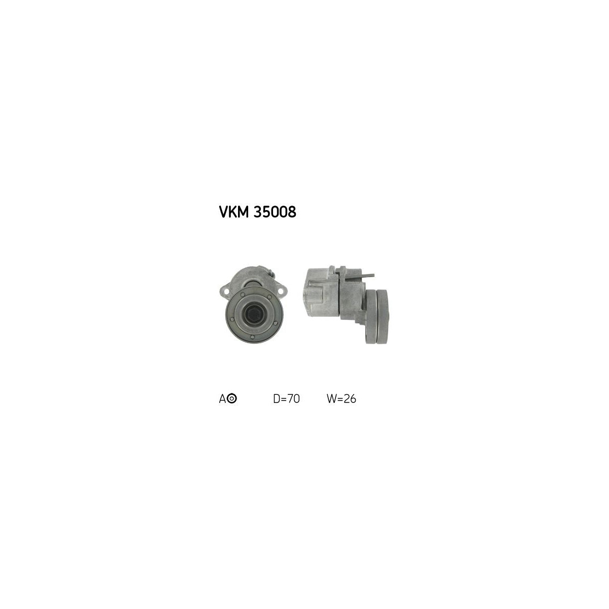 SKF Riemenspanner, Keilrippenriemen VKM 35008 - VKM35008 für 13 40 533