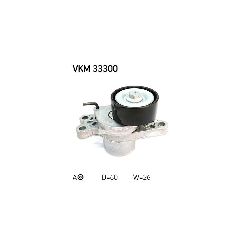 SKF Riemenspanner, Keilrippenriemen VKM 33300 - VKM33300 für 16 114 245 80