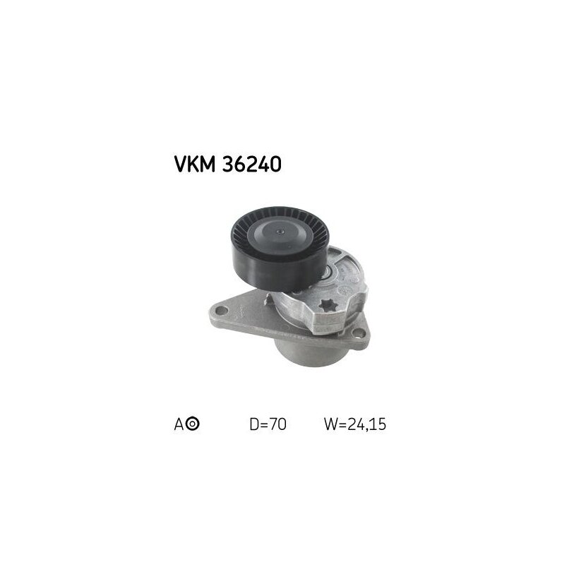 SKF Riemenspanner, Keilrippenriemen VKM 36240 - VKM36240 für 30637141