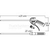 HAZET Ausblaspistole 300 mm 9040P-2  - 9040P2