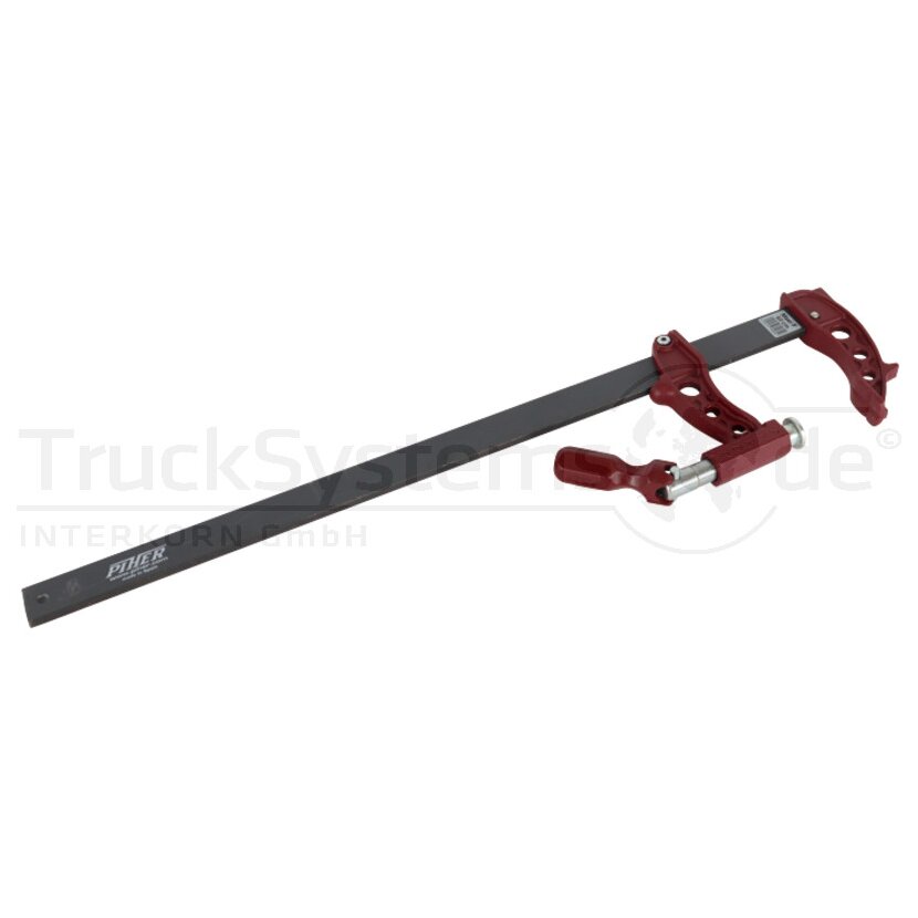 PIHER Hochleistungsschraubzwinge Einhand Maxipress F 600x120mm Nr.: 60060  - 8422473600600