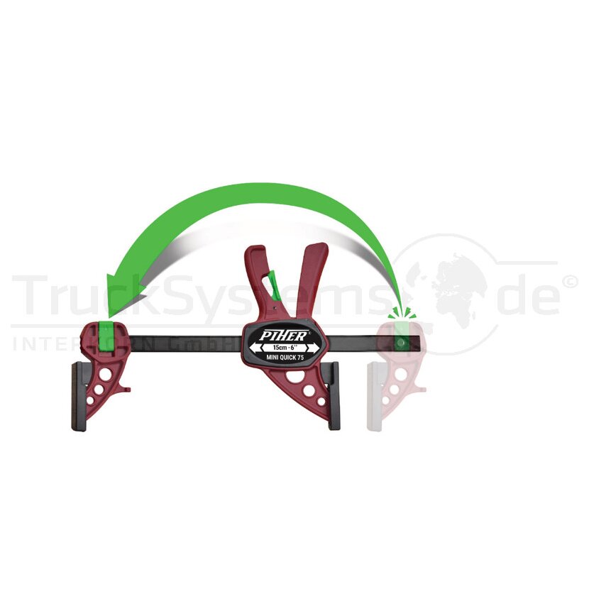 PIHER Einhandzwinge Extra Quick Piher 150x80mm Nr.: 52615  - 8422473526153