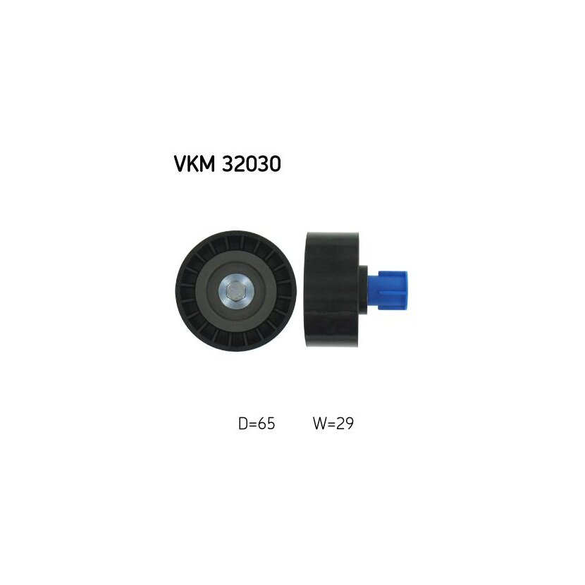 SKF Umlenk-/Führungsrolle, Keilrippenriemen VKM 32030 - VKM32030 für 55190052
