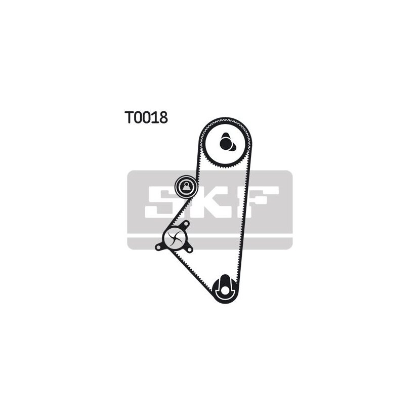 SKF Wasserpumpe + Zahnriemensatz VKMC 03201-2 - VKMC032012 für 0816.71