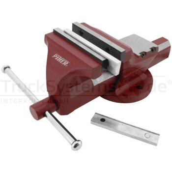 PIHER Schraubstock Stahl mit Führung 125mm  - 55125
