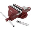 PIHER Schraubstock Stahl mit Führung 125mm  - 55125