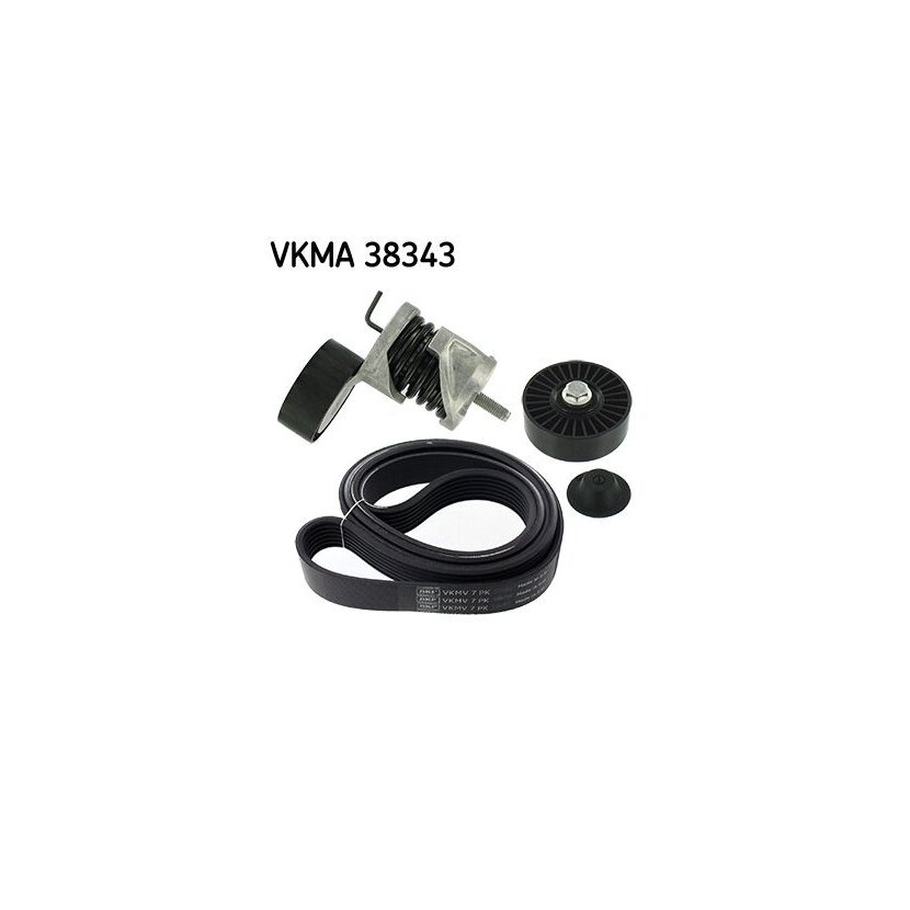 SKF Keilrippenriemensatz VKMA 38343 - VKMA38343 für 11 28 7 556 251