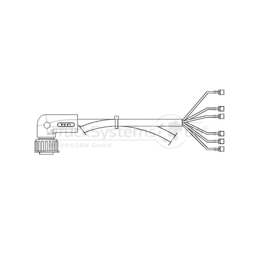 VIGNAL Anschlusskabel mit Stecker AMP 1.5 L=4m  - 280049