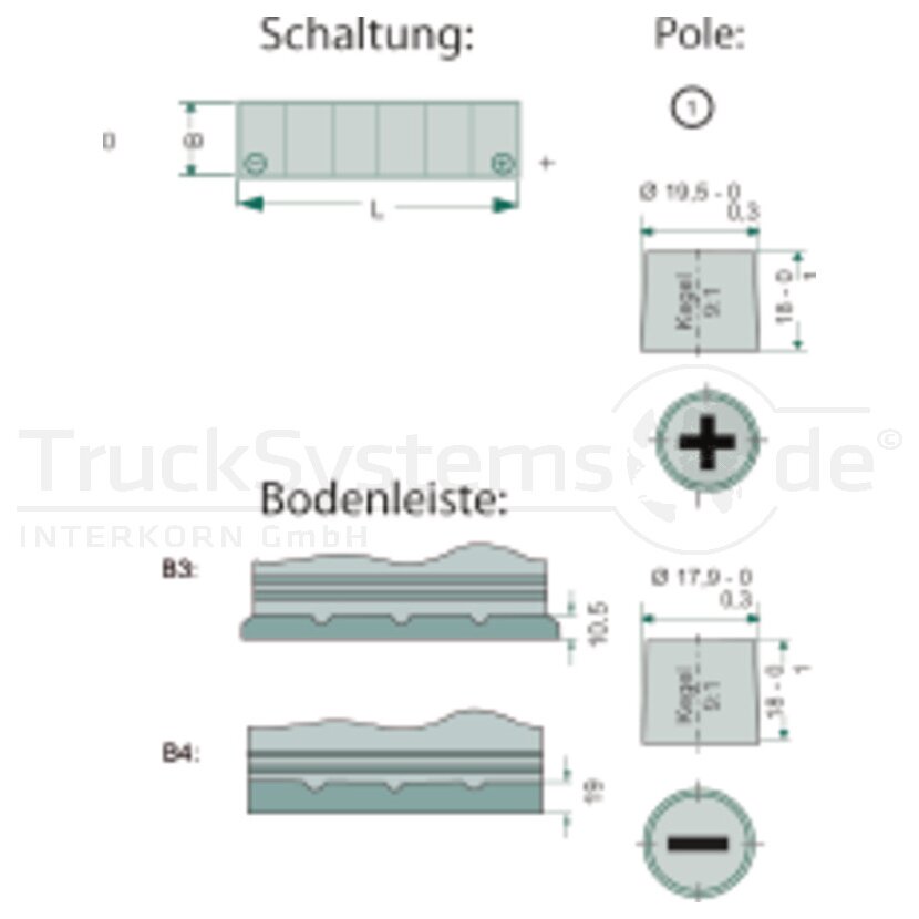 Starterbatterie 12 Volt 43Ah  - GB 54316-11(BHAD) - 010544090101 - GB5431611(BHAD)