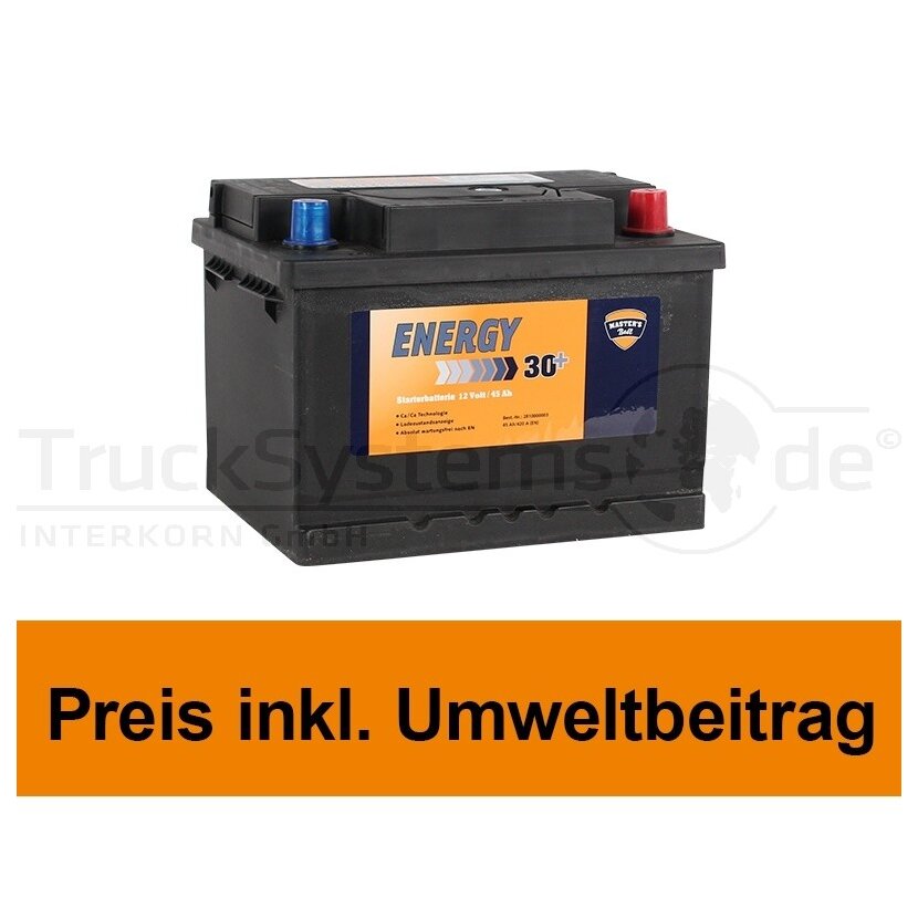 Starterbatterie 12 Volt 45Ah  - GB 54519 - 010545190101 - GB54519