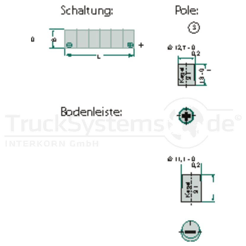 Batterie 12 V 35Ah gefüllt - 58553520G - 4251116603487