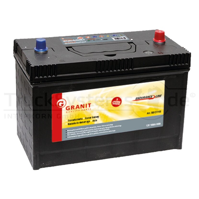 Batterie 12V 100Ah gefüllt - 585C31102