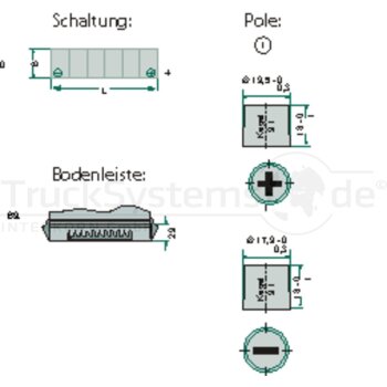 Batterie 12V 70Ah gefuellt   - 58557029G - 4251116603517