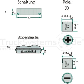 Batterie 12V 70Ah gefuellt   - 58557024G - 4251116603531