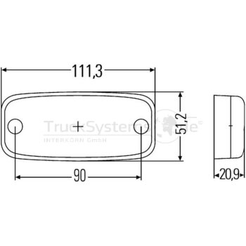 HELLA Schlussleuchte 12 V 2TM 345 600-307 - 2TM345600307