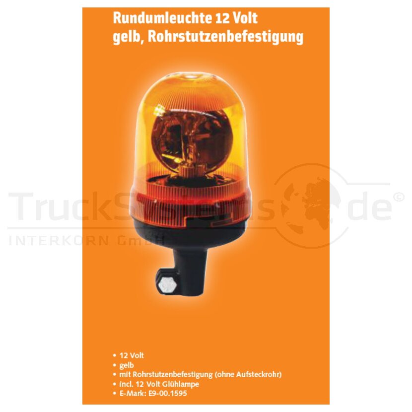 Rundumleuchte gelb 12 Volt  - RLA94/12 - 2RL007551001 - RLA9412