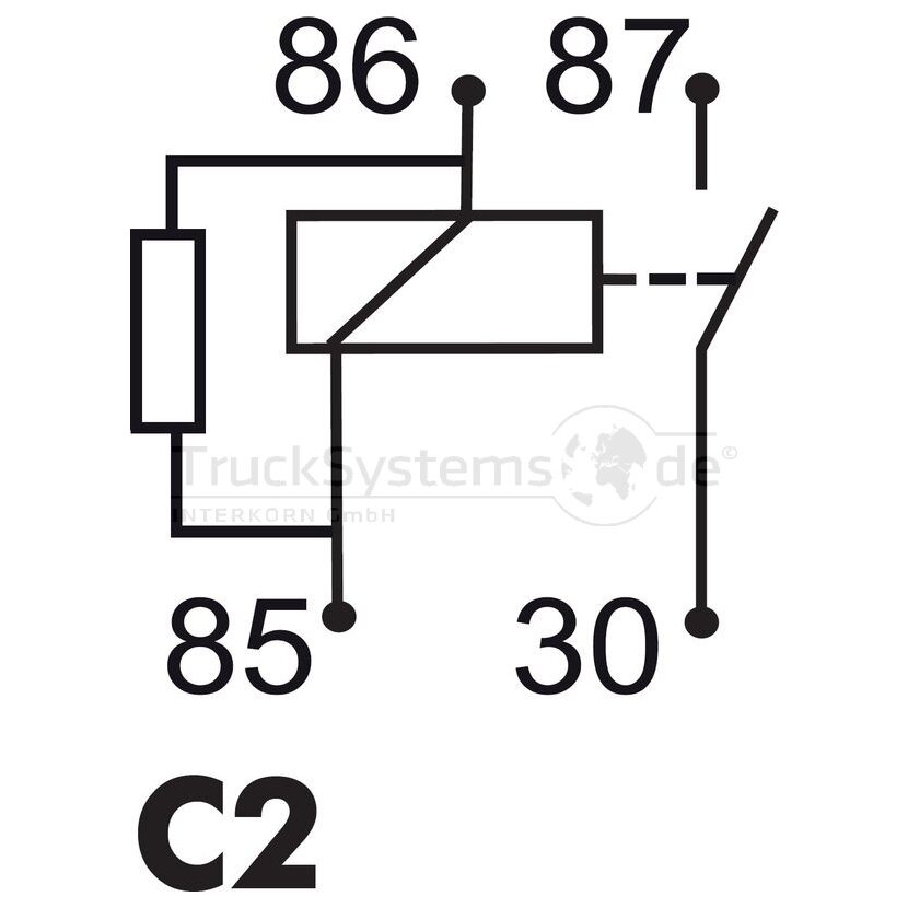 Schließer-Relais 4-polig 12 Volt  - 9 9703 5 - 4RA007791011 - 997035