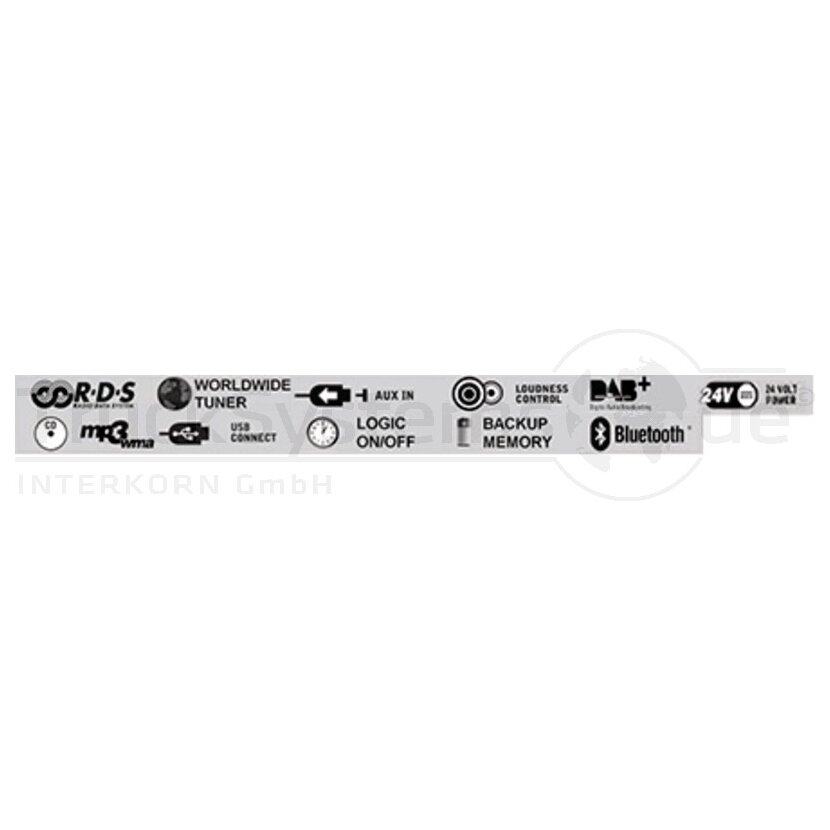VDO Autoradio 24 Volt CDD728UB-BU  - CDD728UBBU