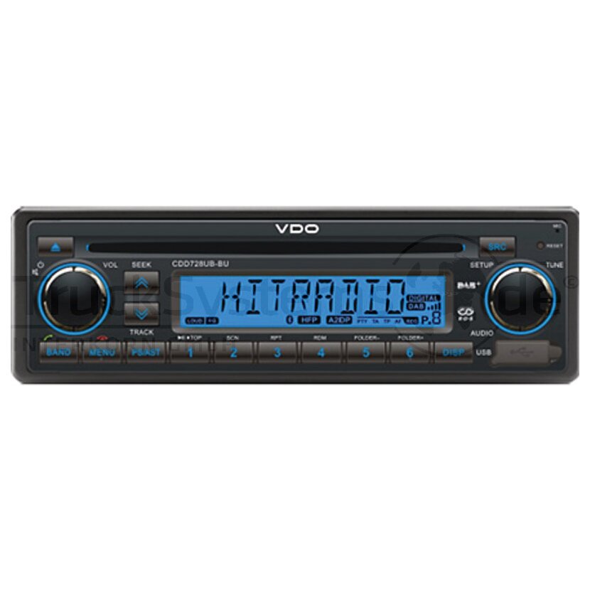 VDO Autoradio 24 Volt CDD728UB-BU  - CDD728UBBU