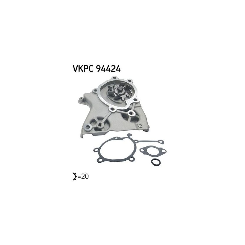 SKF Wasserpumpe, Motorkühlung VKPC 94424 - VKPC94424 für 8AH2-15-010