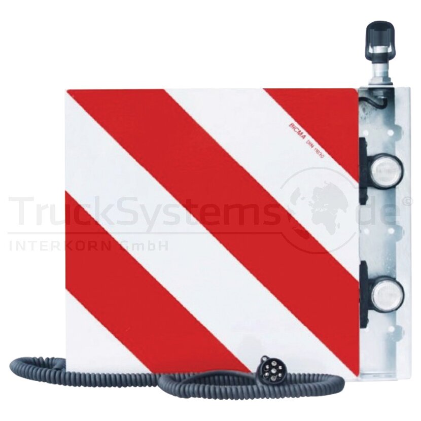 Warntafel mit Beleucht. vorn links  - 06-01STDLO -  - 0601STDLO