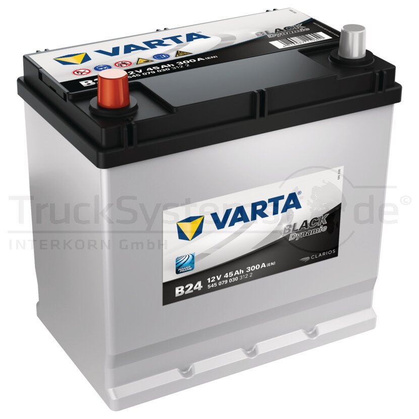 VARTA Batterie BLACK Dynamic B24 5450790303122  - 23323223 - 5450790303122