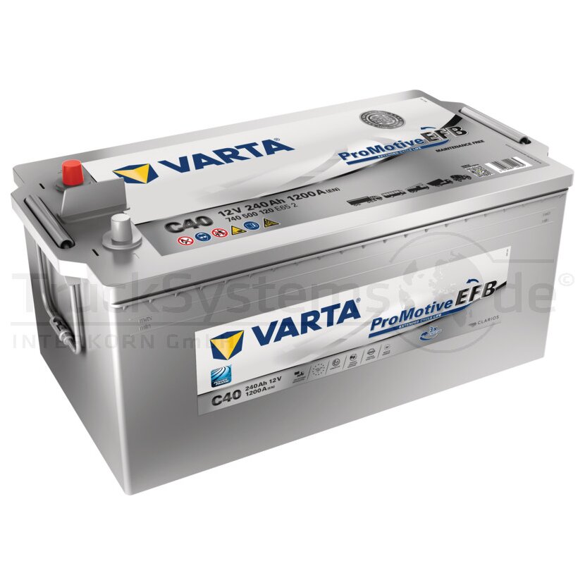 VARTA Batterie PROmotive EFB C40 740500120E652 - 23334964 - 4016987149065