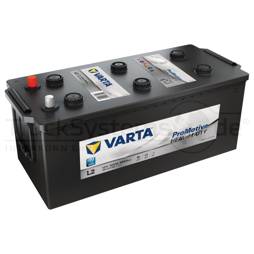 VARTA Starterbatterie PROmotive Batt. 12V 155Ah HD 655013090A742 BLACK 900A CCA(EN) 4016987129203