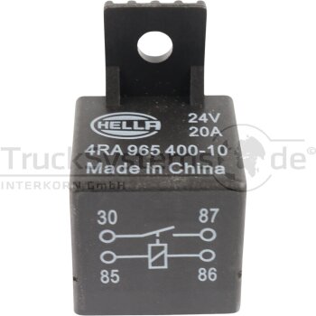 HELLA Relais Arbeitsstrom 4RA 965 400-101 - 4RA965400101
