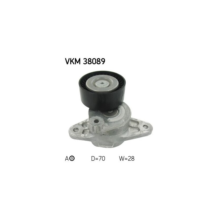 SKF Riemenspanner, Keilrippenriemen VKM 38089 - VKM38089 für 628 200 01 70