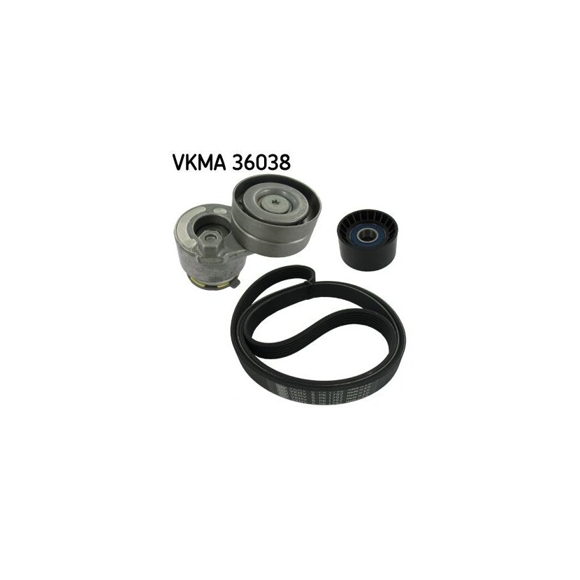 SKF Keilrippenriemensatz VKMA 36038 - VKMA36038 für MN158794