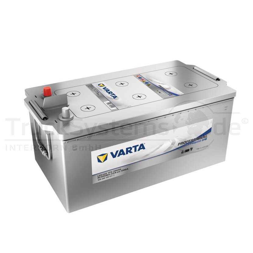 VARTA Antriebsbatterie 12V 240Ah EFB 930240120B912 Professional DP 1200A