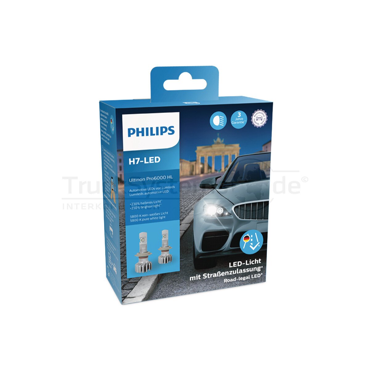 PHILIPS H7 - LED Ultinon Pro6000 HL 12 Volt - 11972U6000X2, 142,49 €