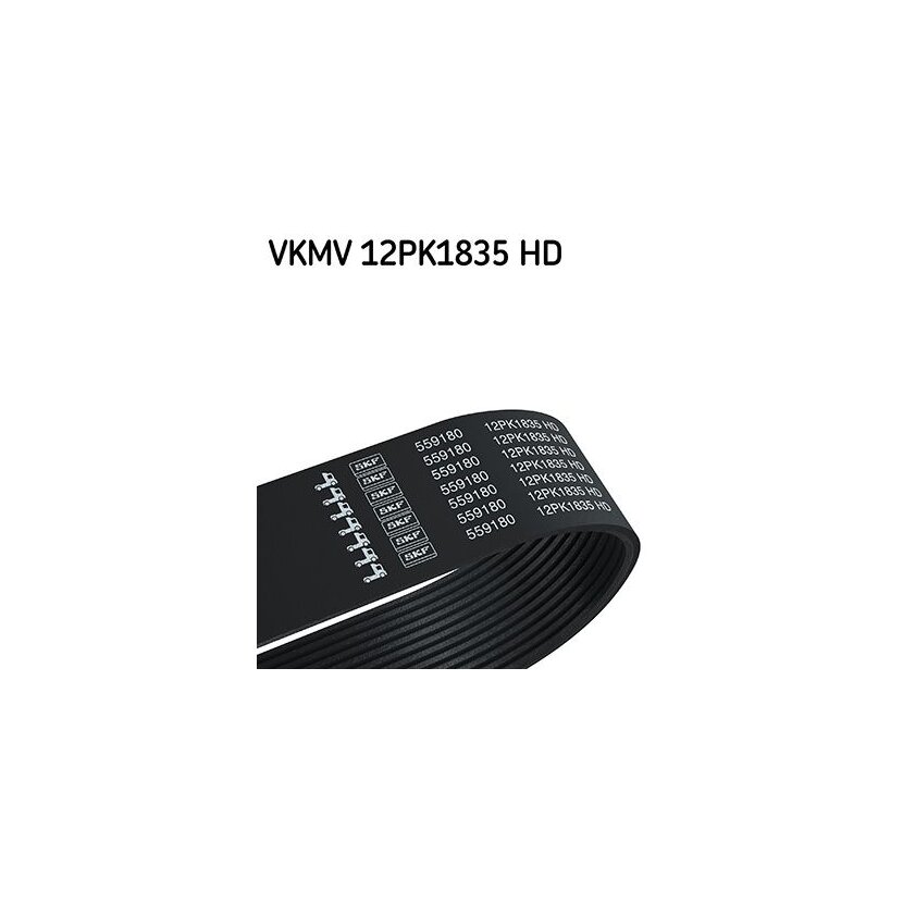 SKF Keilrippenriemen VKMV 12PK1835 HD - VKMV12PK1835HD für 504022568