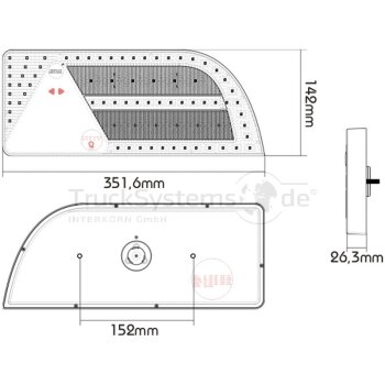 PROPLAST LED Heckleuchte PRO-CURVE 40292011