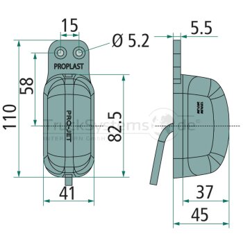 PROPLAST LED Umrissleuchte PRO-JET 40001324